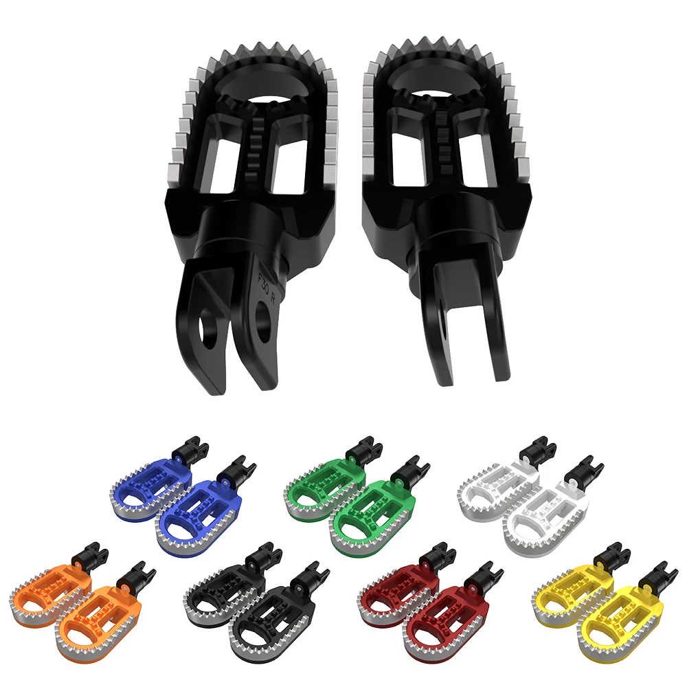 Motorcycle Front Wide Foot Pegs Fit For Yamaha WR125X WR125R 2009 2010 2011 2012 2013 2014 Rotatable Footrest Footpegs Pedals