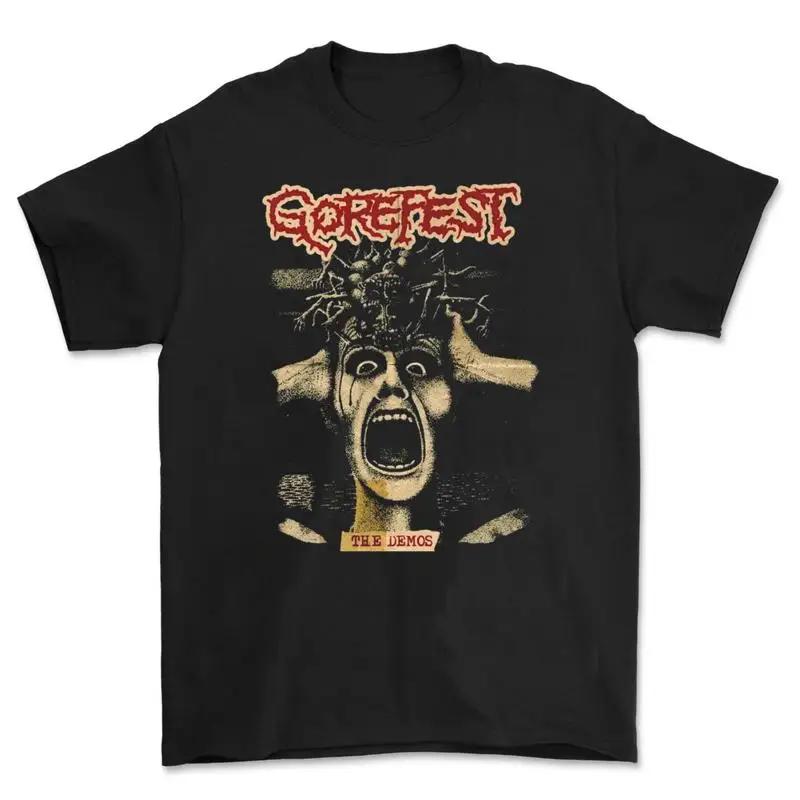 

Gorefest Band The DEMOS Album Черная футболка всех размеров UB310
