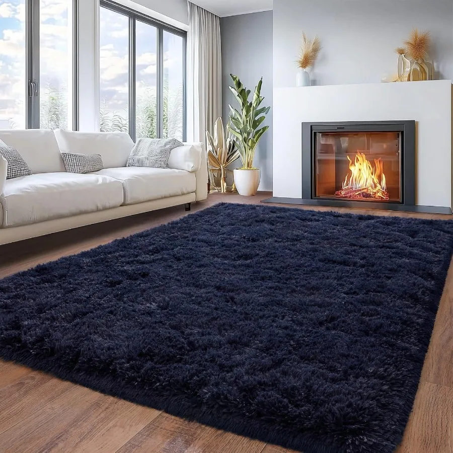 

Area Rugs for Living Room 6x9 Ultra Soft Fluffy Rug for Bedroom Modern Shaggy Carpets Fuzzy Rug for Girls Boys Room Home Indoor