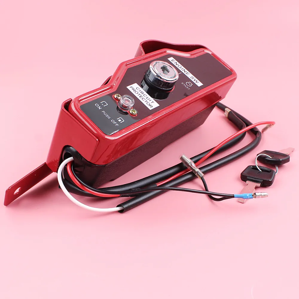 กล่องสวิตช์กุญแจพร้อมกุญแจ 2 ดอก สำหรับเครื่องยนต์ Honda GX390 GX340 13HP 11HP เครื่องตัดหญ้า เครื่องยนต์เบนซิน อะไหล่เครื่องยนต์ เครื่องเลื่อยยนต์เบนซิน