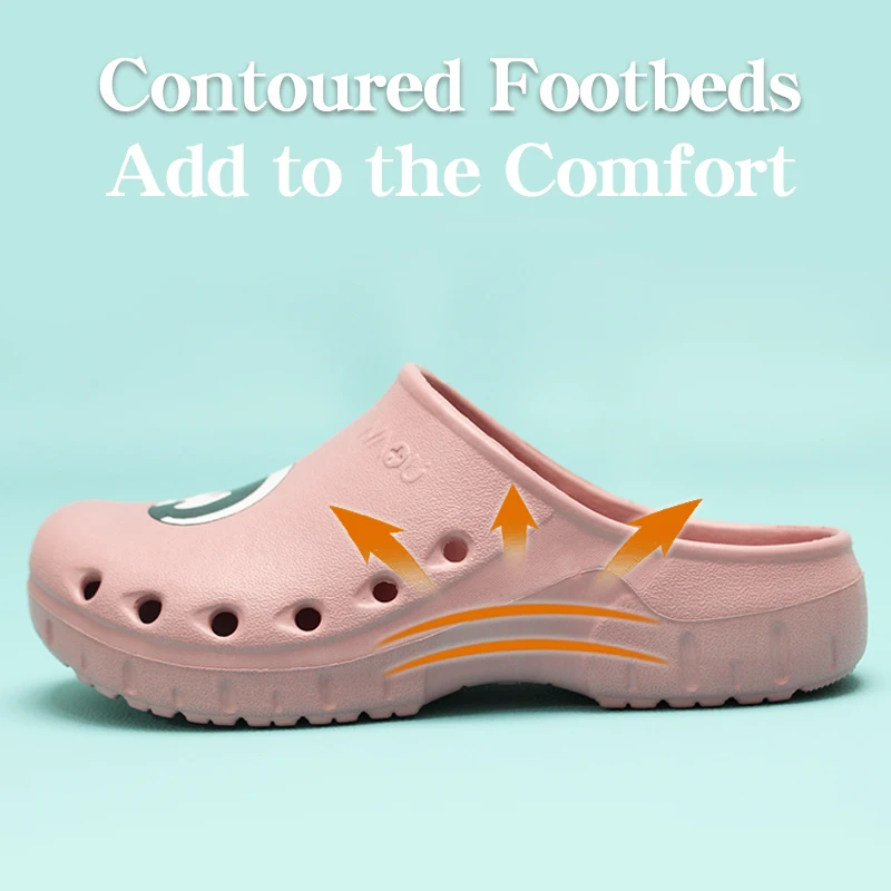 Penguin Anti-Slip Men Women Hospital Footwear Dental Scrub Shoes Care Center Breathable Medical Nursing Shoes and Clogs X01-QE
