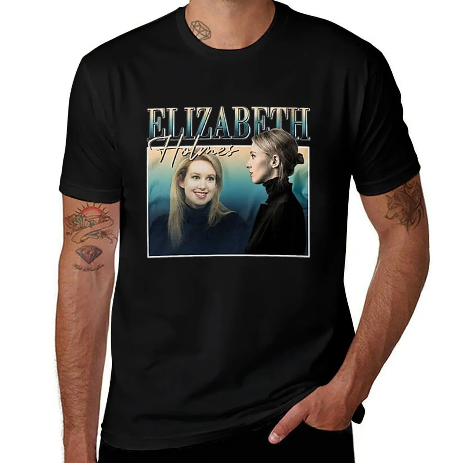 

Elizabeth Holmes Theranos T-Shirt custom t shirt valentines clothes sublime heavy weight t shirts for men
