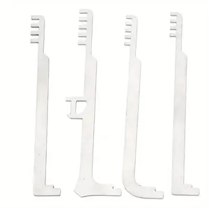 Stainless steel comb, metal teeth lock, fire -fighting set, durable pocket size, emergency tools, 4pcs 11 Main Sales Rescue - №8