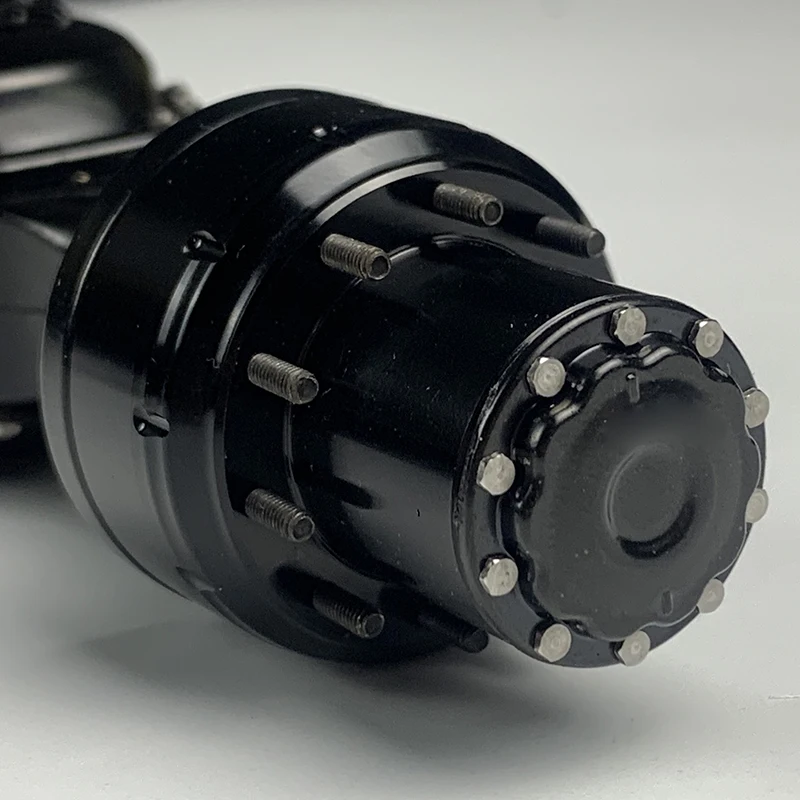 2pcs Metal Simulation Brake Hub for 1/14 Tamiya RC Truck SCANIA 770S R620 VOLVO BENZ Arocs MAN TGX Car - view 5