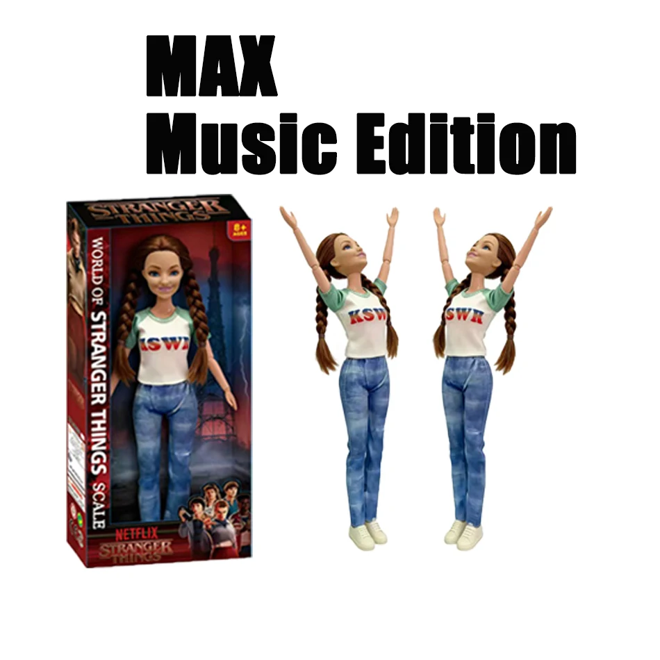 Kolekcja lalek z serialu Stranger Things - Edycja Muzyczna i Klasyczne Stroje - Zestaw Prezentowy dla Fanów