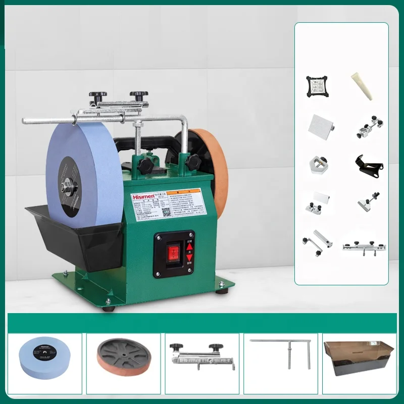 H8101 Moedor refrigerado a água de baixa velocidade 95RPM para manutenção de borda de afiação de faca de açougueiro