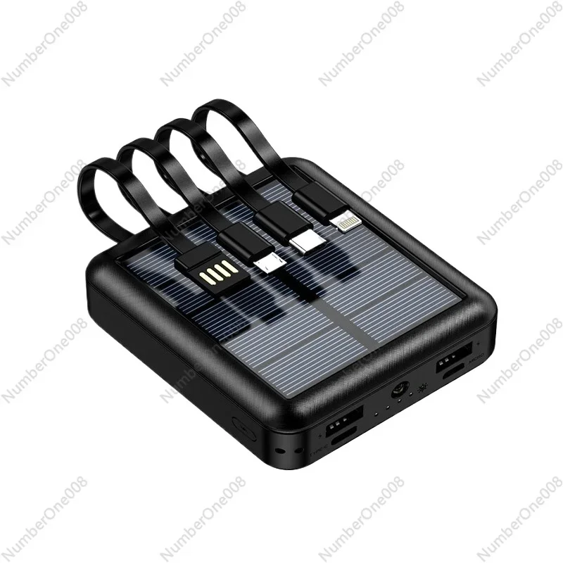 

Official Authentic Products Solar Charging Unit with Cable Flash Fast Charging MA Capacity Two-Way Cute 10000