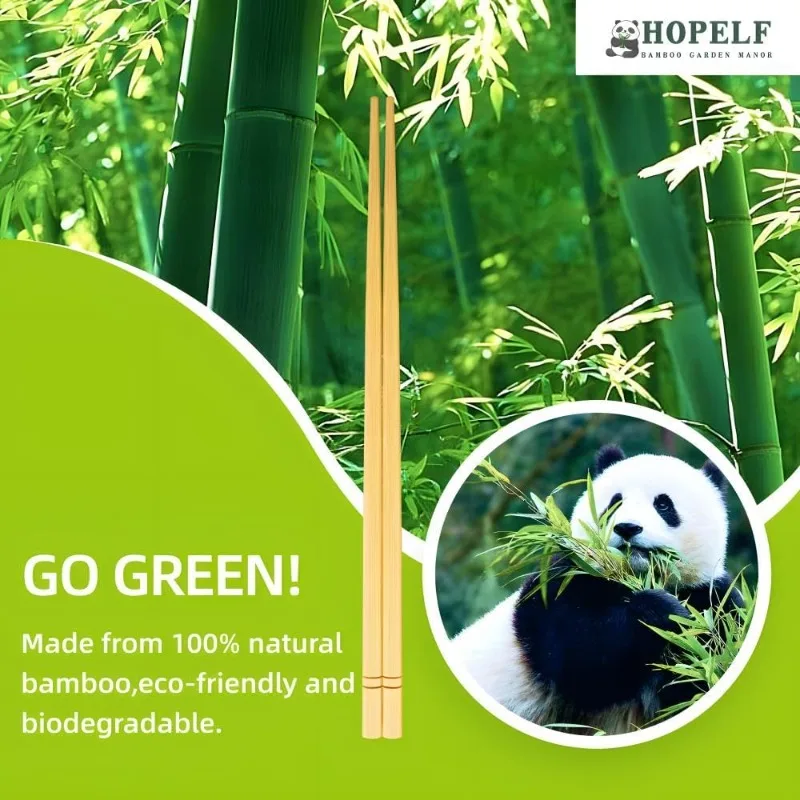 9.5 Inch X 5 Pairs Chopsticks,Reusable,Simplea and Minimalistic Design,More Size Choices 7