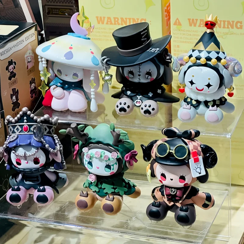 الأصلي لاكي إيما سيكريت فورست بليزارد ماونتن فيلا سلسلة صندوق أعمى أنيمي الشكل سطح المكتب الديكور kawaii هدية الكريسماس