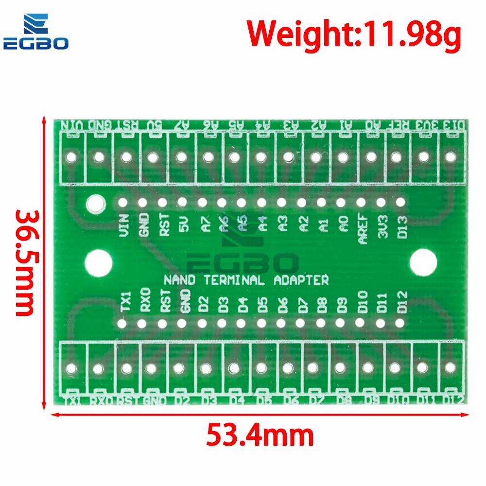 1 ~ 10 قطعة نانو V3.0 تحكم محطة محول لوح تمديد نانو IO درع لوحة تمديد بسيطة لاردوينو AVR ATMEGA328P