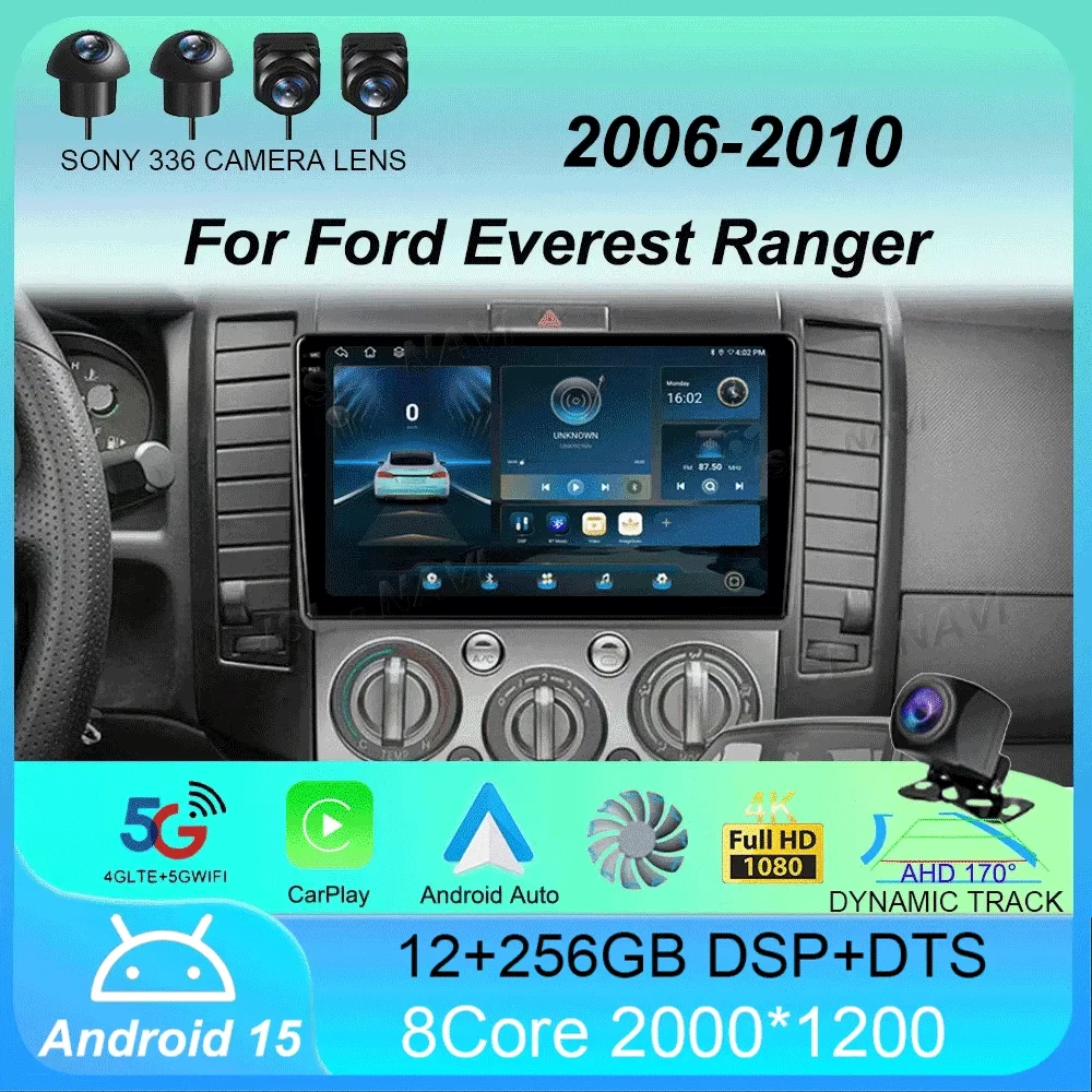 

Car Radio Android 15 For Ford Everest Ranger Mazda BT50 BT-50 2006 2007 2008 - 2010 GPS Multimedia Video Player Head Unit Stereo