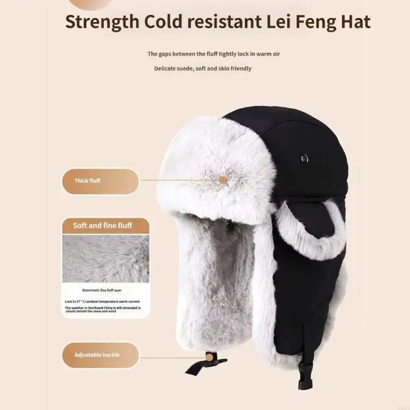 2026 New Packable Winter Hat with Clasp Closure and Extended Lined Ear Flap for Outdoor