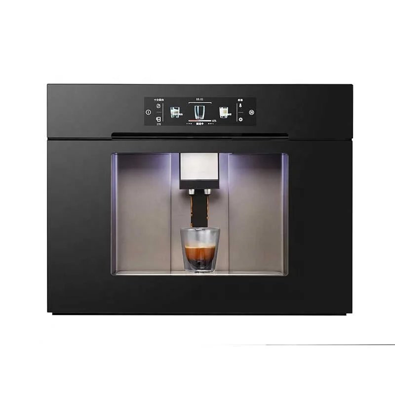 

Intelligent design, built-in screen touch screen, embedded automatic coffee machine, built-in