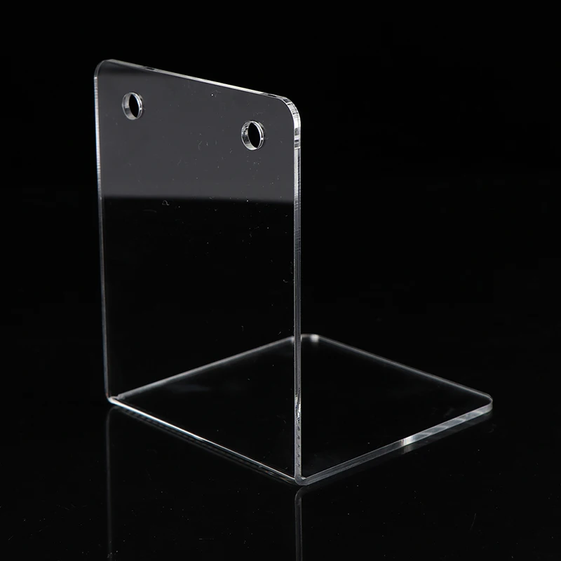 Transparent Acrylic Bookends Stand Bookshelf Desktop Decorative Storage Rack Bookend Book Holder School Stationery