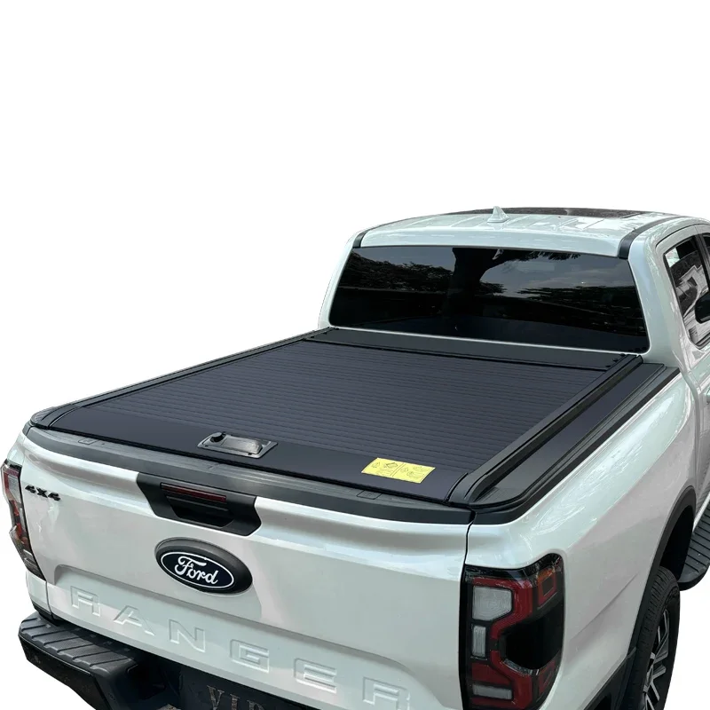 Hard Aluminum Alloy roll up cover truck bed tonneau pickup  for Ford f150 F250 f350 6.5ft  covers