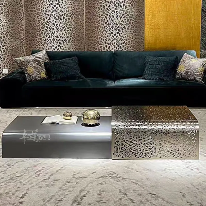Soggiorno casa design bordo cavo in metallo diverse combinazioni
