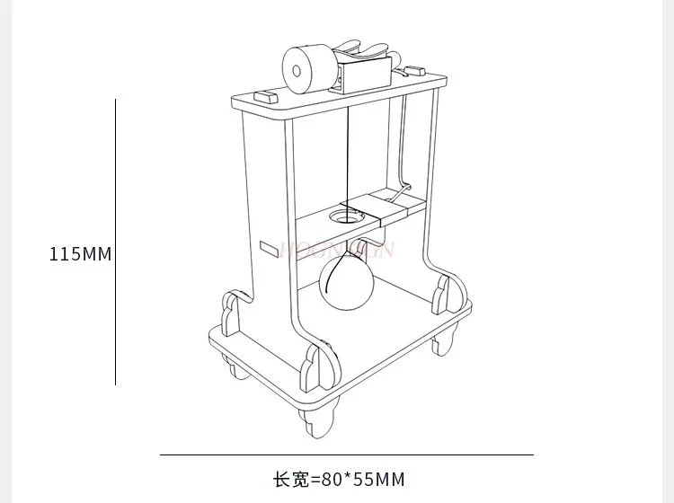 Science and technology products small invention handmade material earthquake alarm diy toy steam science physics experiment