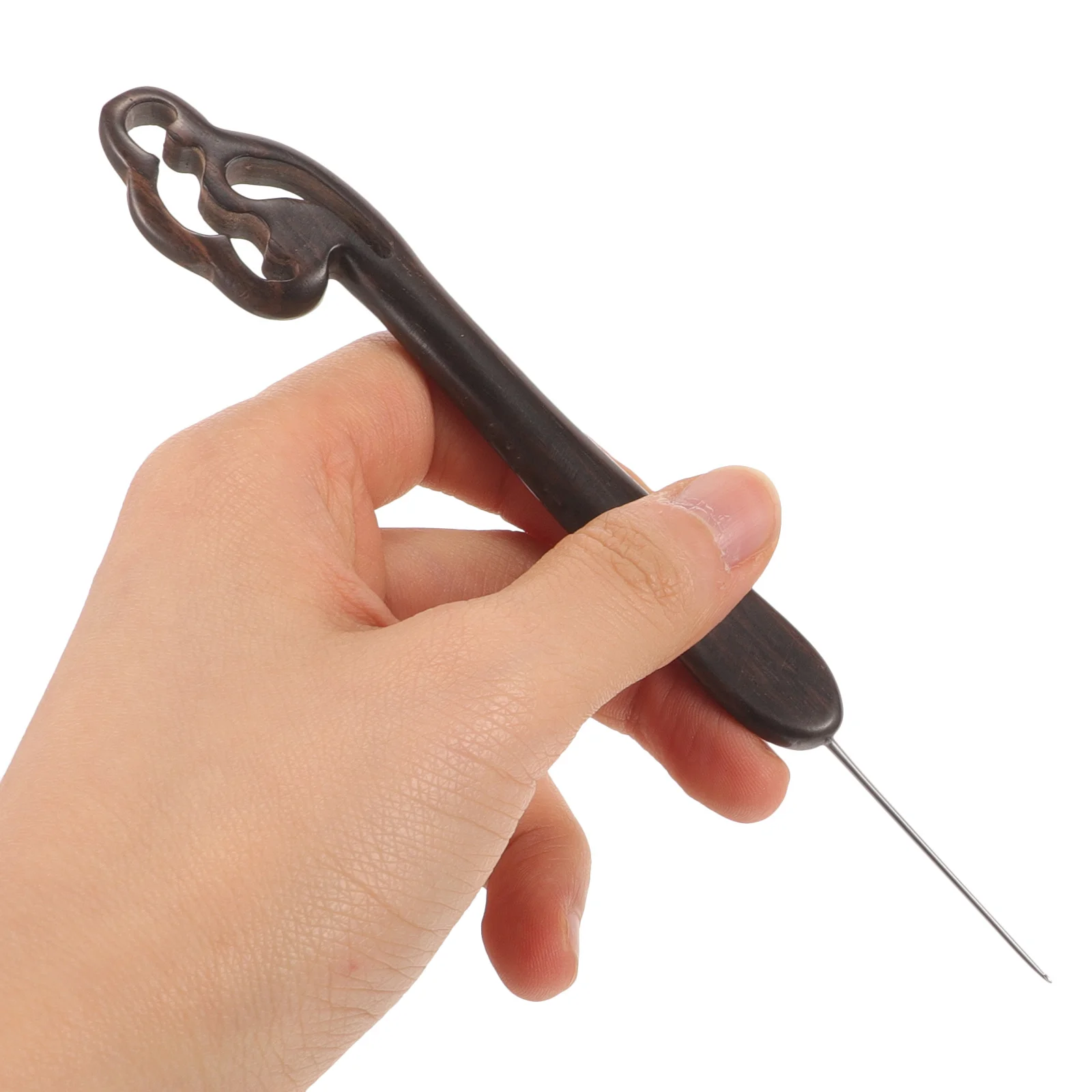 

Crochet Hook Set Wooden Handle Stainless Steel Yarn Craft Tool For Sweater Knitting Diy Handicrafts Home Supplies