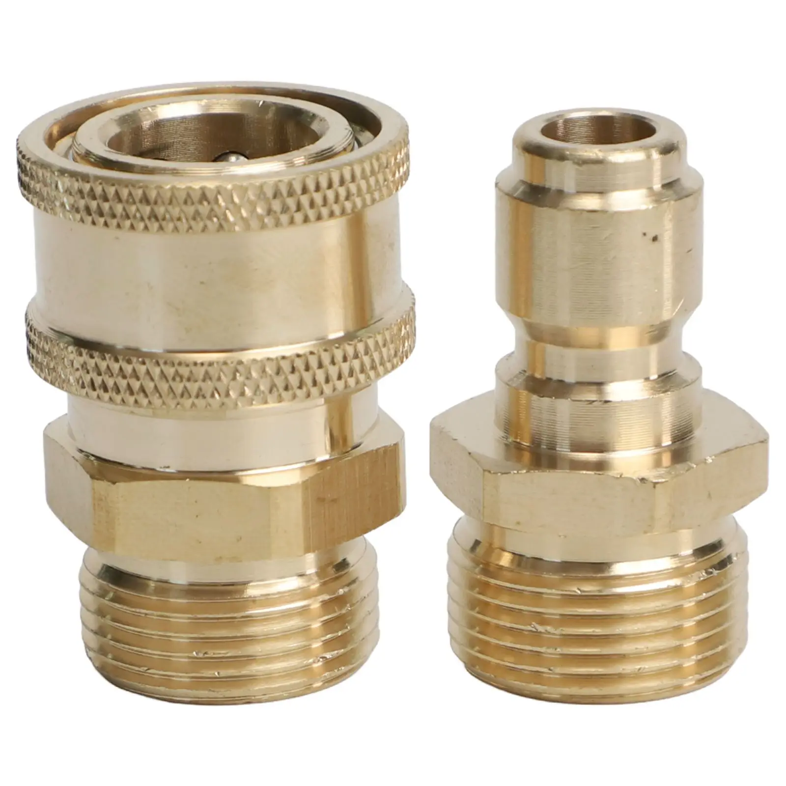 1 Pair Pressure Washer Quick Connector Fitting Quick Release Quick-connect Joint Quick-plug Water Pipe Adapter