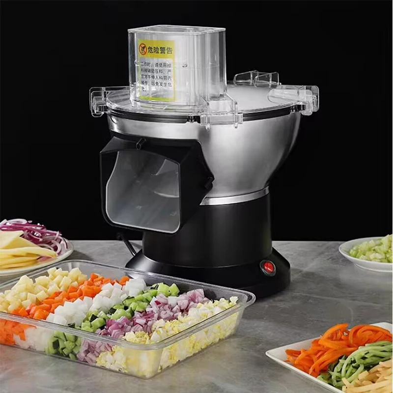 110V 220V Electric Potato Vegetable Fruit Slicer Cutter Machine Vegetable Cube Cutting Machine Kitchen Appliance