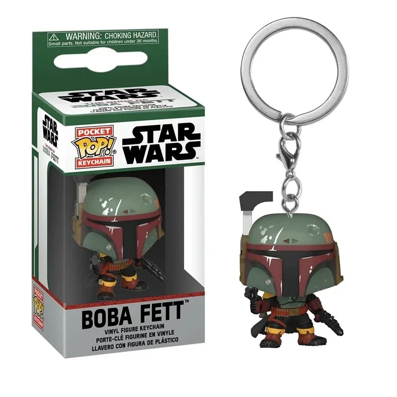 FUNKO POP Star Wars Hera Syndulla AHSOKA BO-KATAN Leiya IG-11 Chubacca R2-D2 Darth Vader Stromtrooper Pocket Pop Keychain Toys