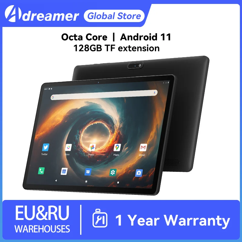 Adreamer leopad10x tablet pc 10,1 zoll android 11 4gb ram 64gb rom octa core tablets 4g lte wifi 6000mah batterie