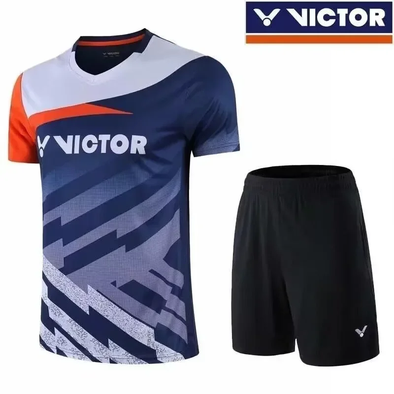 VICTOR T-shirt Suit Golf Tennis And Table Tennis Shirt Badminton Clothing men and Women Outdoor Quick-drying Sports