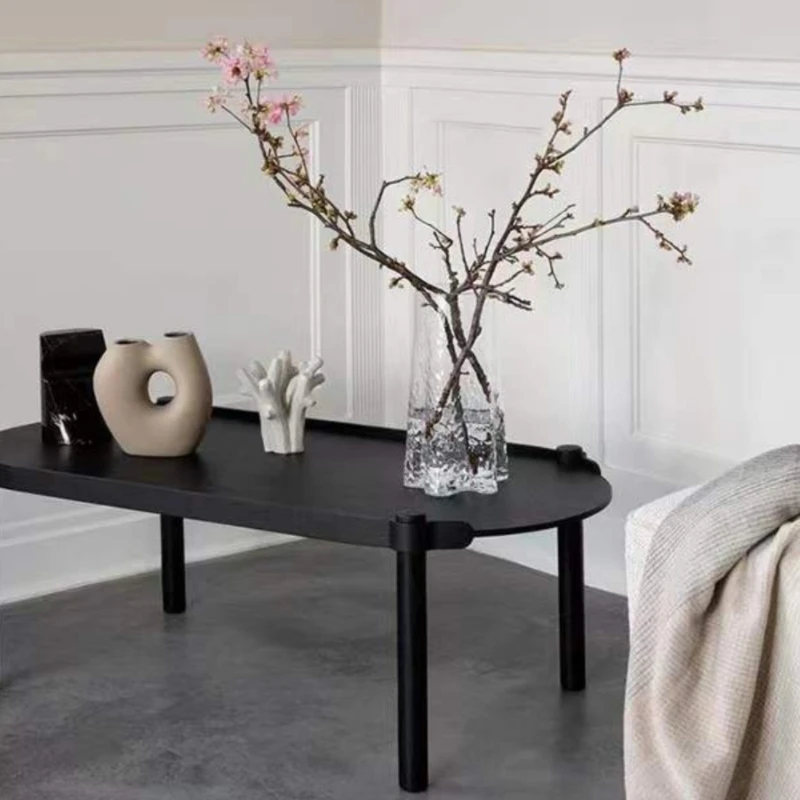 

Nordic Swedish tatami simple solid wood small coffee table living room household small apartment corner sofa side table