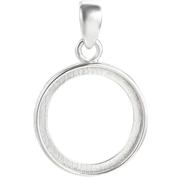 2pcs Pendant Blanks (8mm/10mm/12mm/14mm/15mm/18mm/20mm Round Blank) 925 Silver Pendant Setting Pendant Base