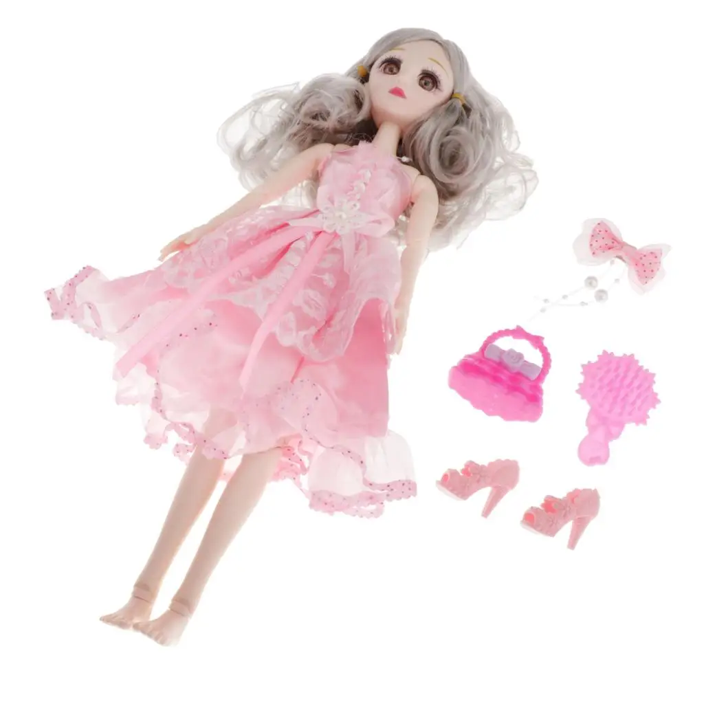 20 Ball Jointed BJD Doll Body 36cm Flexible Articulated Movable Figure DIY Replacement for Doll Clothes and Props