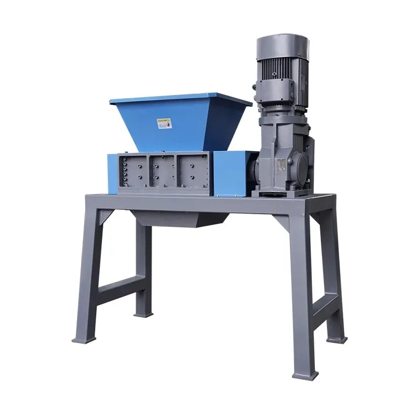 Single Shaft Shredder For Plastic Wood Iron Sheet Waste Paper Aluminum Plate Box Industrial Metal Crushing Equipment