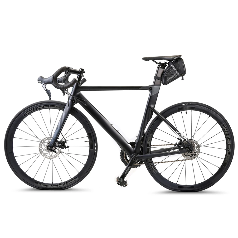 

1L Back Seat Pouch Large Capacity Bike Seat Bag Bike Pocket Pack Reflective Bicycle Saddle Bag EVA for Outdoor Riding