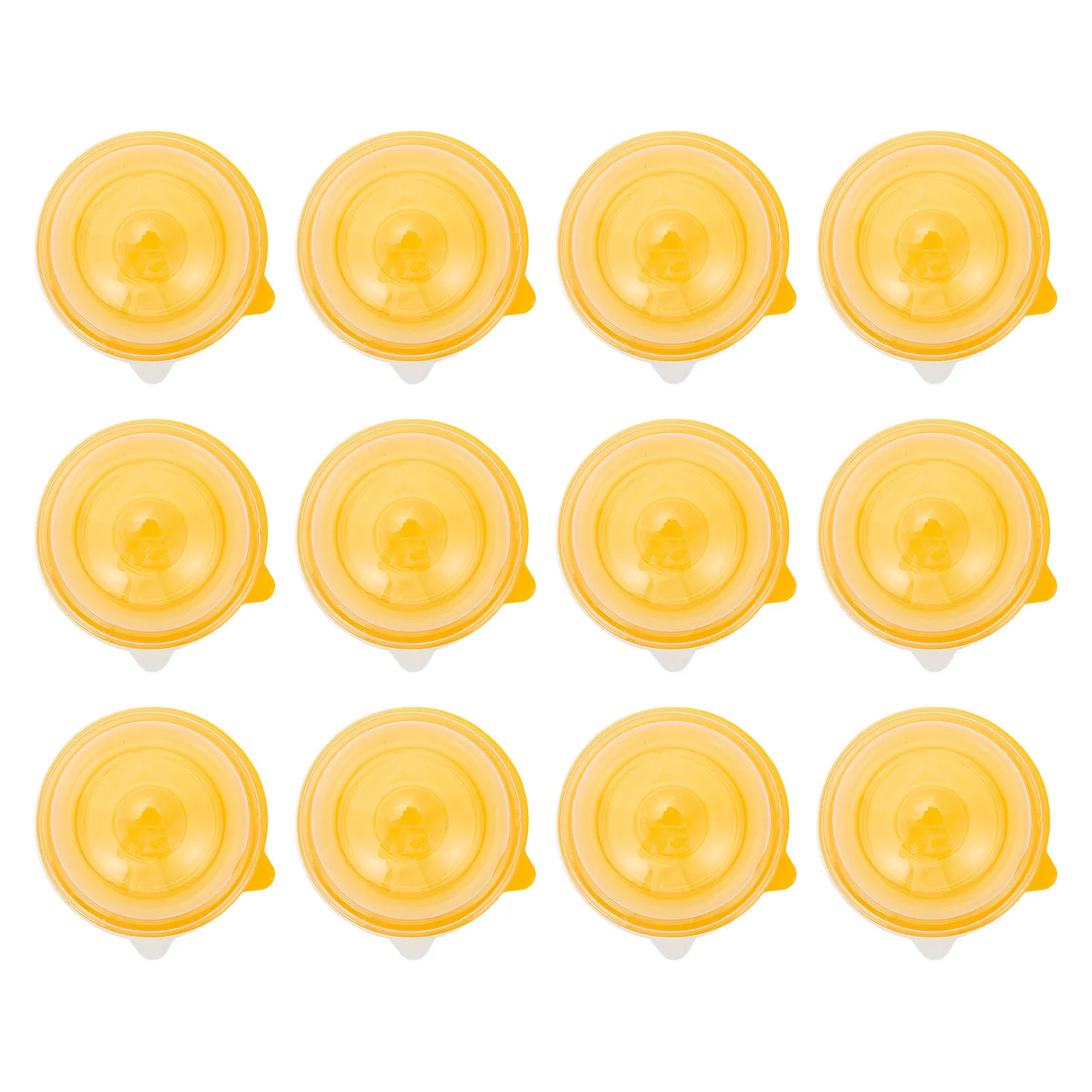 

100Pcs Small Transparent Round Cake Boxes Mini Dessert Packaging Containers for Bakeries Tea Rooms Home Use Mini Muffins Roll