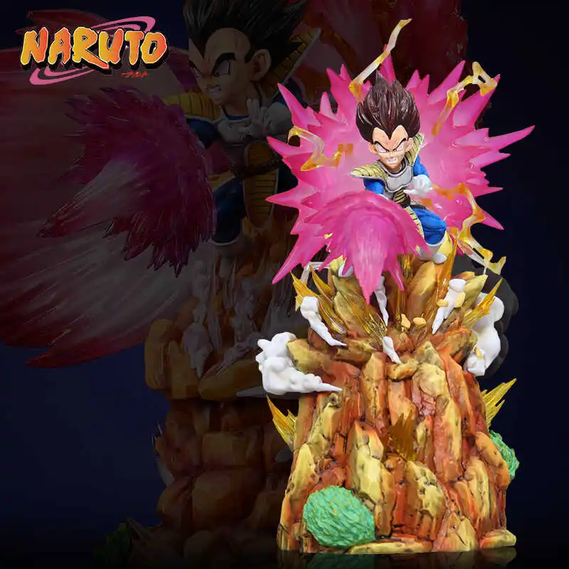 Dragon Ball Z Figure, Lg Vegeta Vs Son Goku, Duelo do Destino, PVC, As Fates, Ondas do Céu e da Terra, Boneca Modelo Colecionável