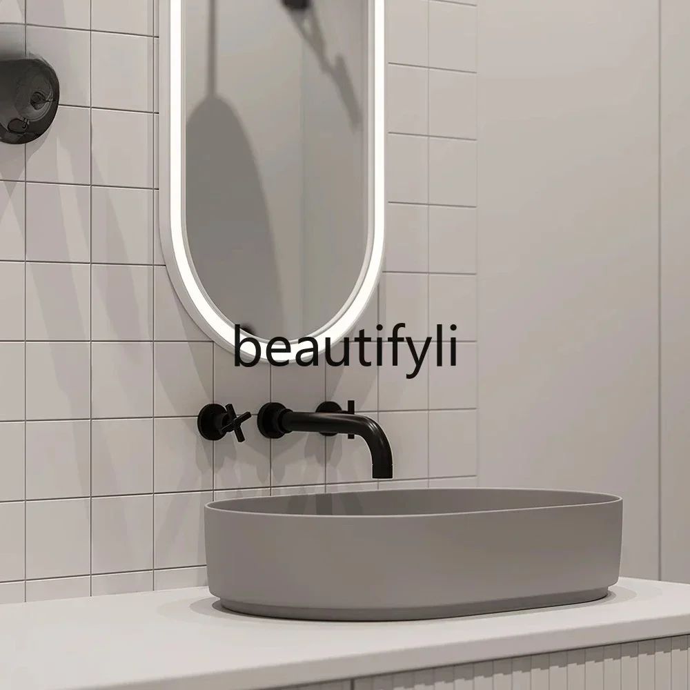 

ss K178 ss25 Cream wind rice coffee, outdoor hand washing basin, face washing, basin sink on the counter