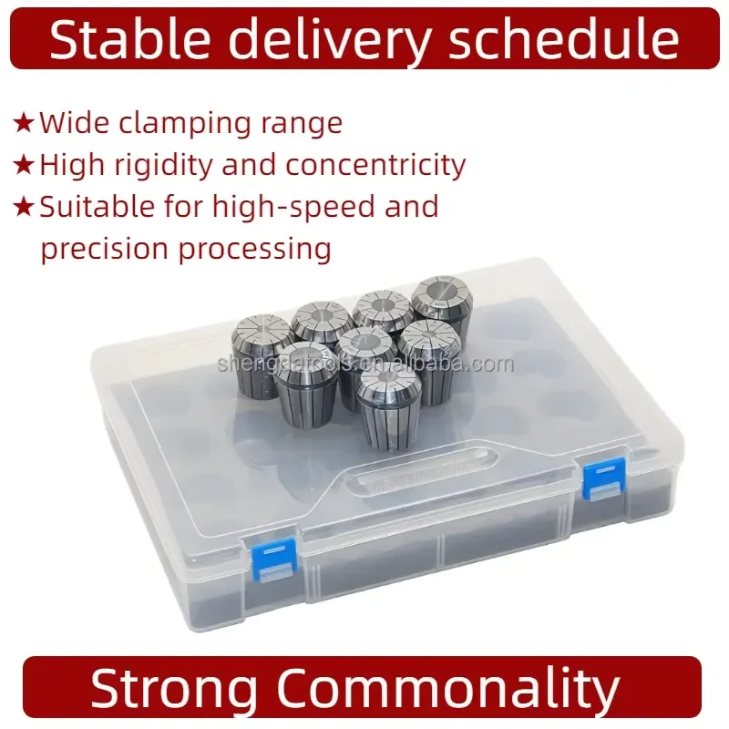 2026 CE Ranking 0.008mm 11PCS/18PCS Clamping Range 3-20mm ER32 Collet Set for Motorized Spindle