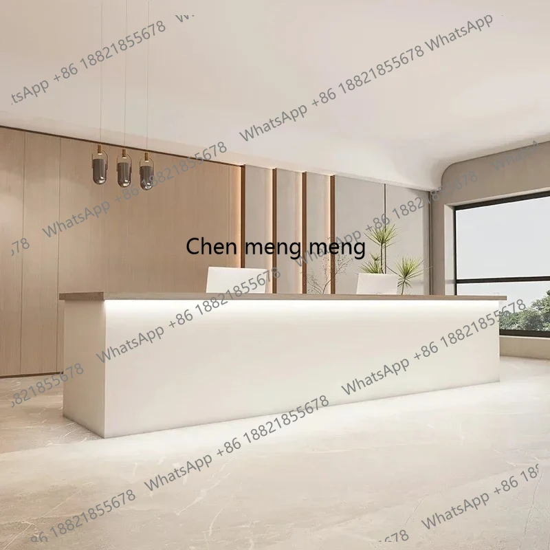 Counter For Bakery Reseption Desk Reception Long Luxury Furniture Hairdressing Restaurant Front Table Recepcja Modern Aesthetic