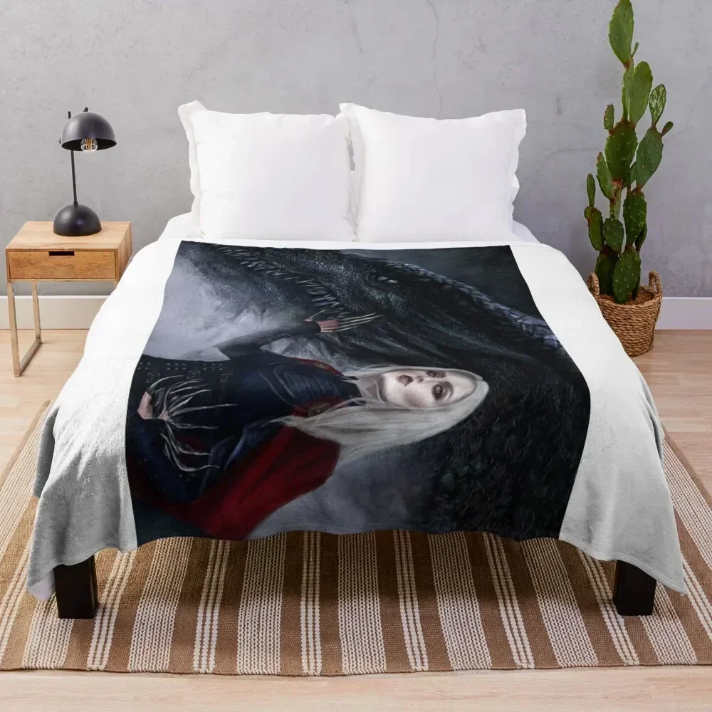 

Manon and Abraxos (2nd version) Throw Blanket Multi Use Warm Blanket for Living Room Bedroom