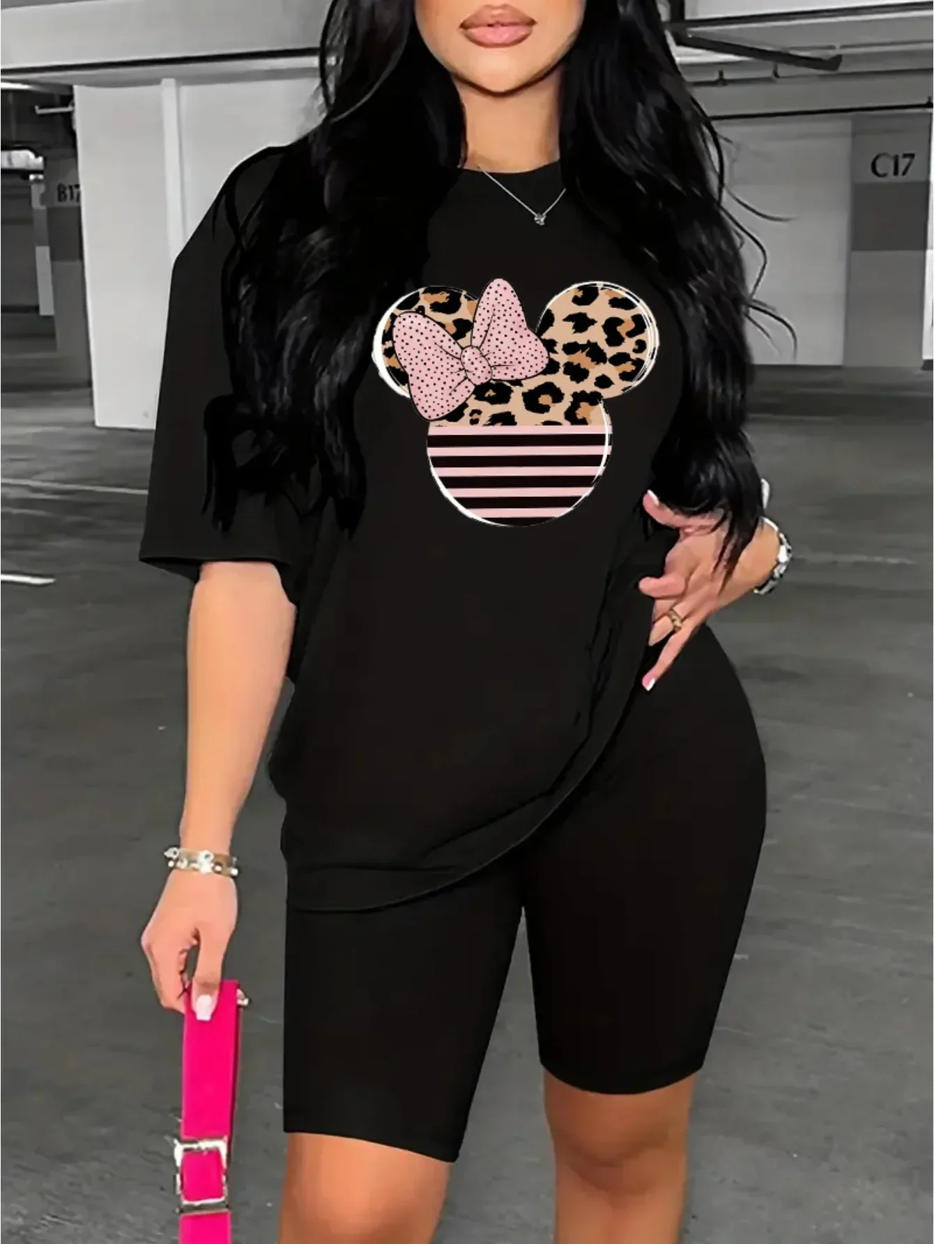 

Женская футболка с короткими рукавами и принтом размера PLUS, свободная и повседневная, мягкая, удобная и дышащая, для занятий спортом на открытом воздухе