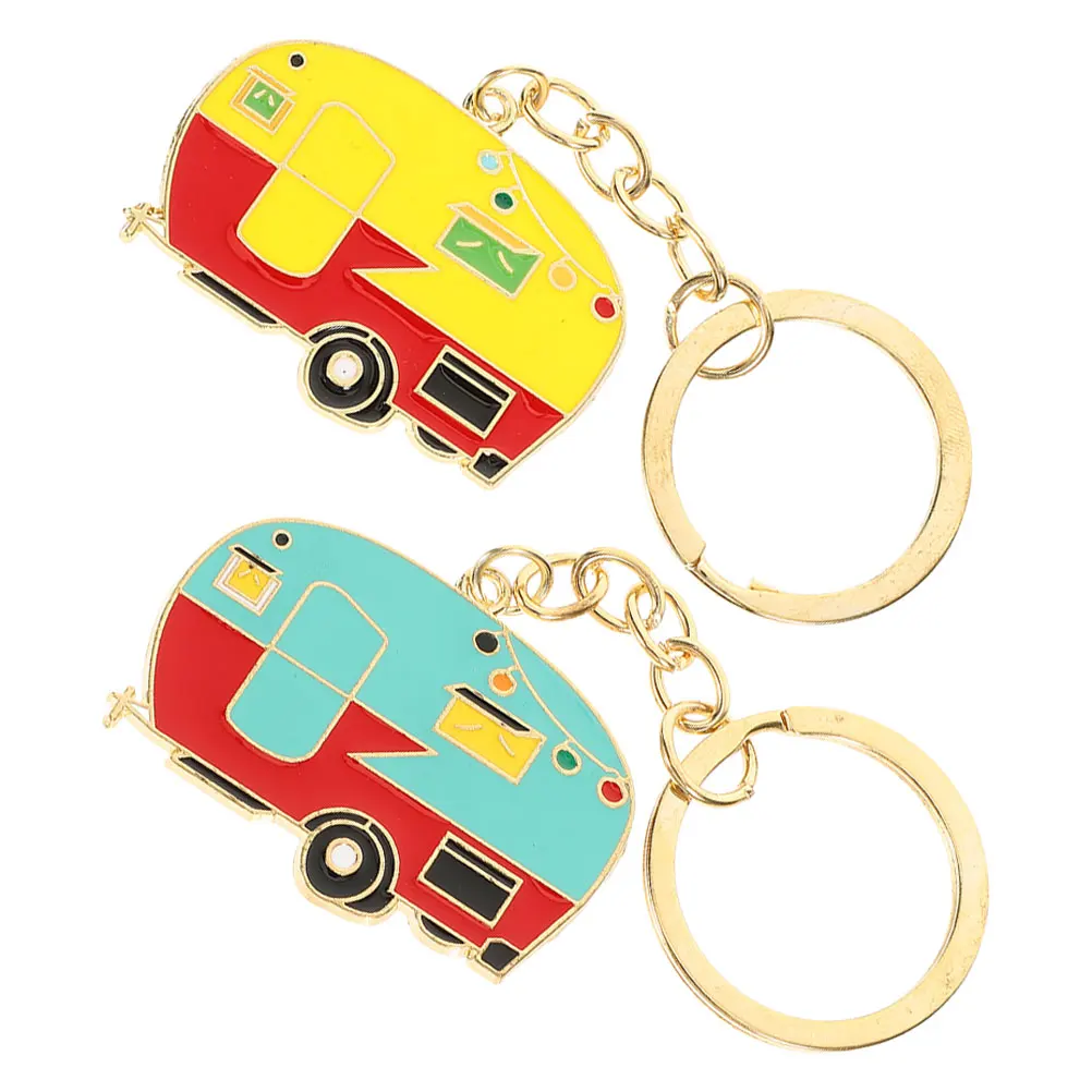 

2 Pcs Key Chain Zinc Alloy Keychains Women Car Keys Wallet Purse Charms Backpack Pendant Accessories
