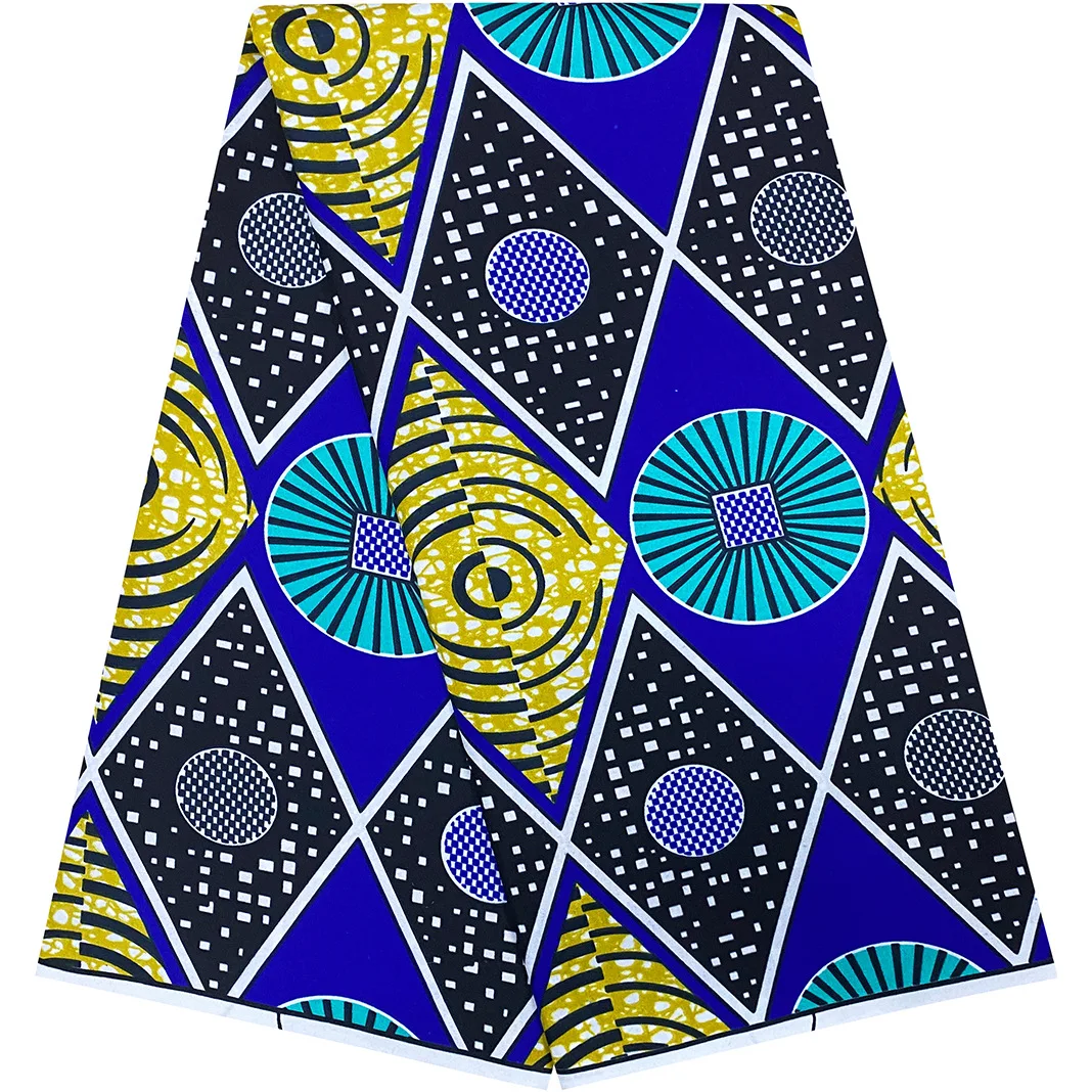 

Ткань Африканский Анкара (Голландский воск) из 100% полиэстера в этническом стиле для одежды, прямые поставки с фабрики