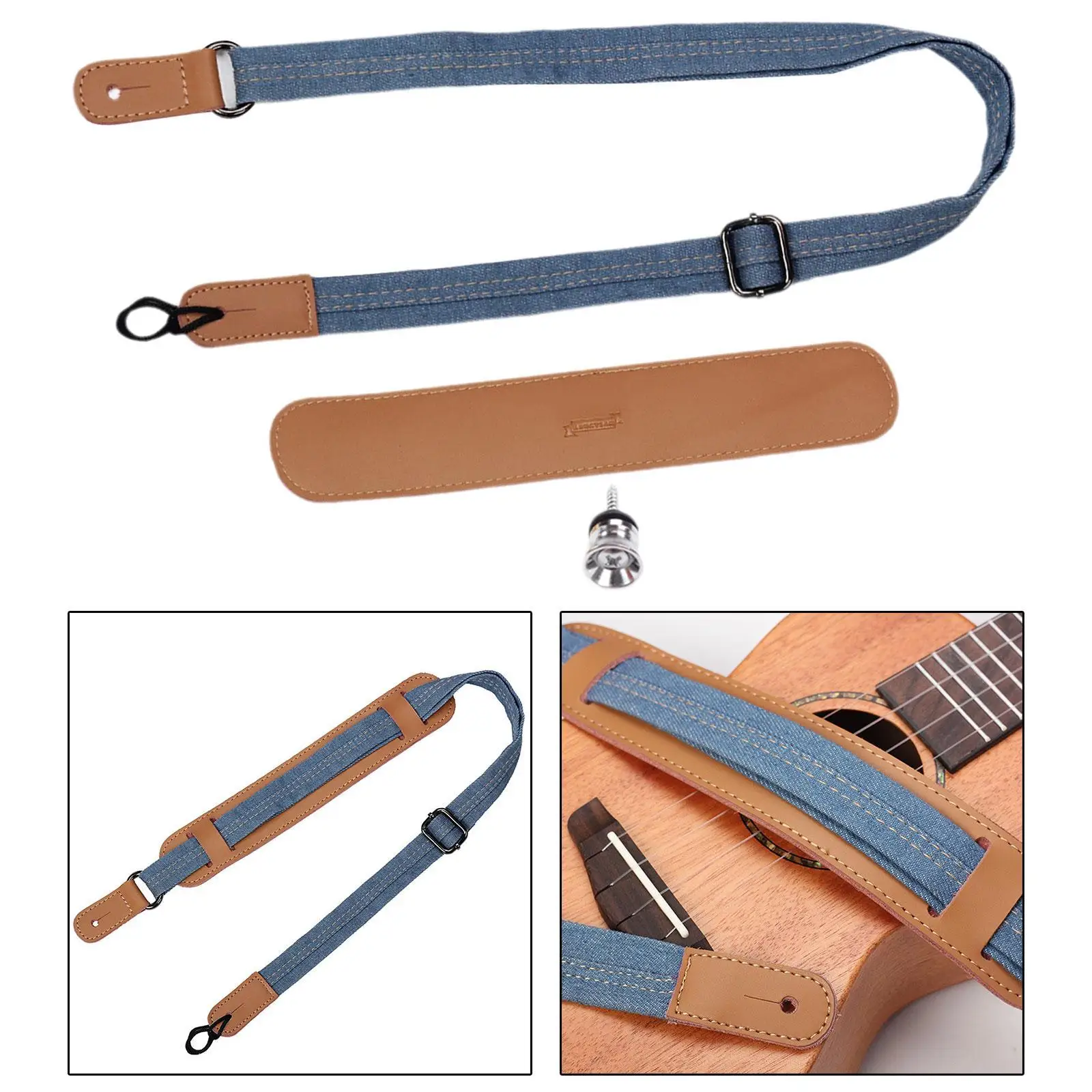 Ukulele Strap Leisure Practical Innovative Adjustable Instrument Accessories