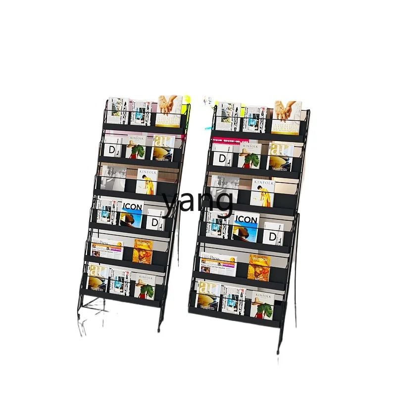 

ZYF Rotating Magazine Rack Picture Album Promotional Rack Office Bookshelf Books and Newspapers