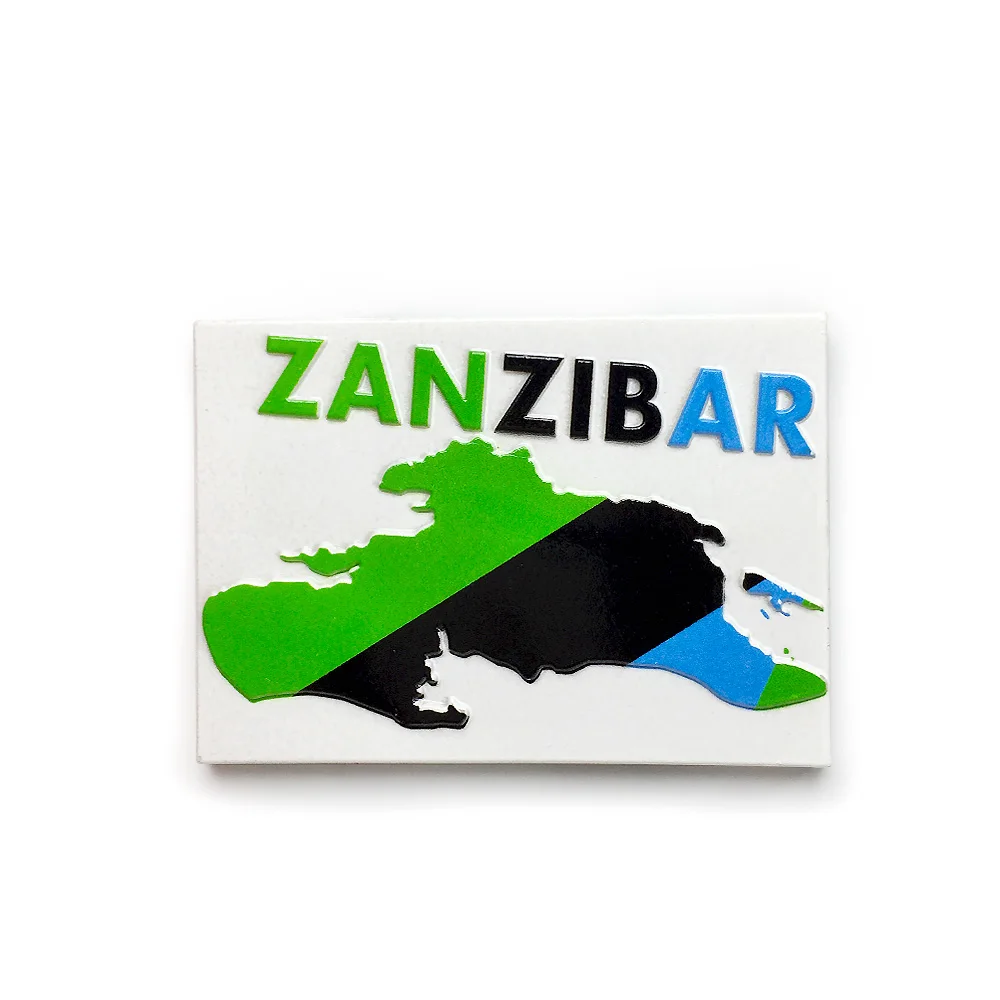 

‌Zanzibar 3D Resin Magnet, Magnetic Decorative Sticker, Tanzanian Style Souvenir‌