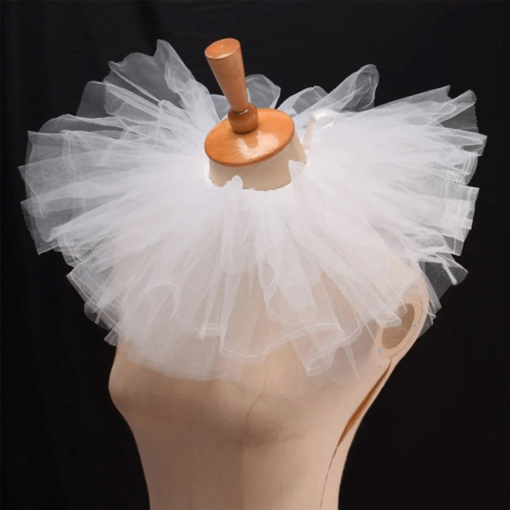 

Fashion Victorian Fake Collar Ruffled Lace Classic Neck Collar Detachable Vintage Clothes Accessories Stage