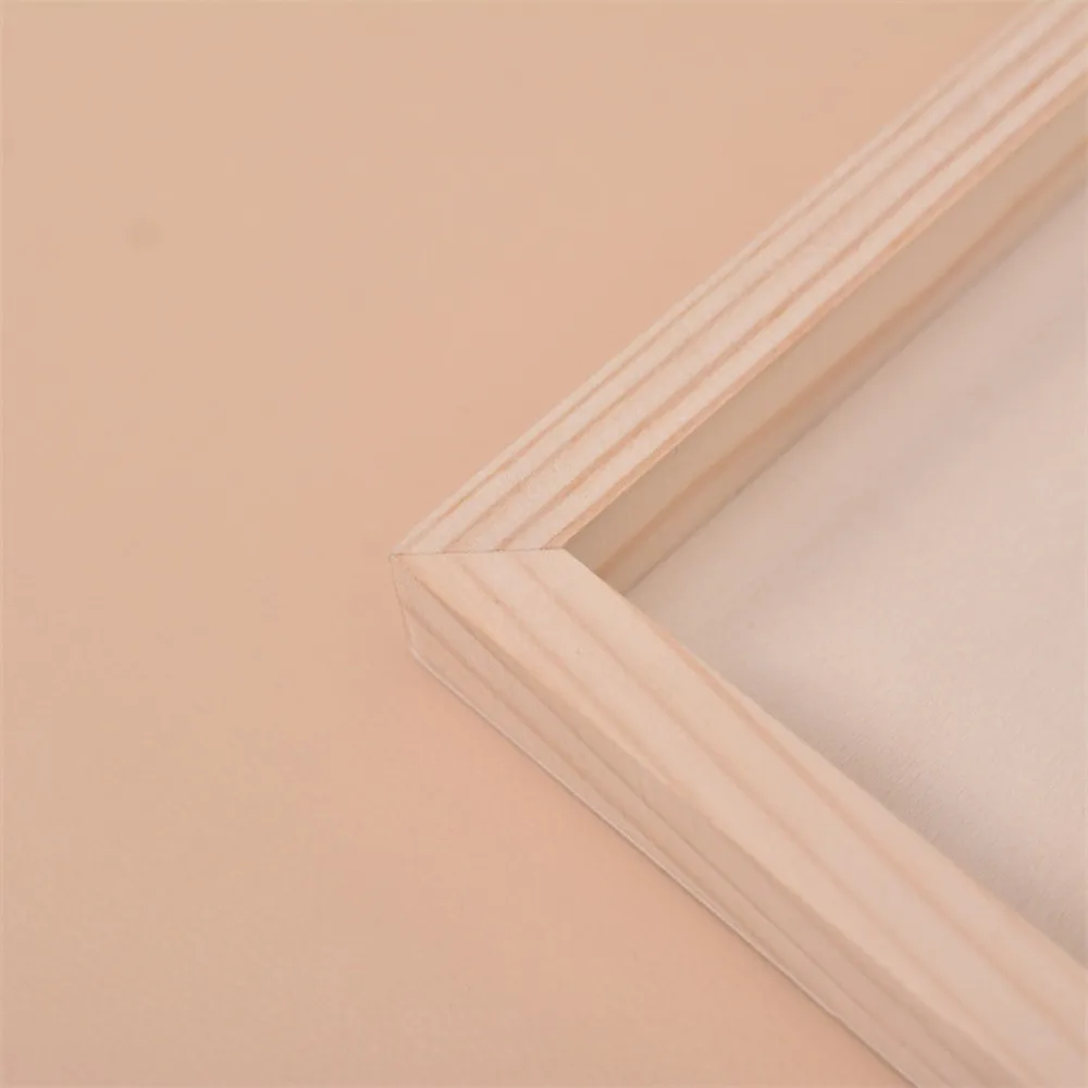Wooden Blank Clay Frame Multi Size Creartive Wooden Photo Holder Party Decor DIY Art Puzzle Holder Children Painting Drawing