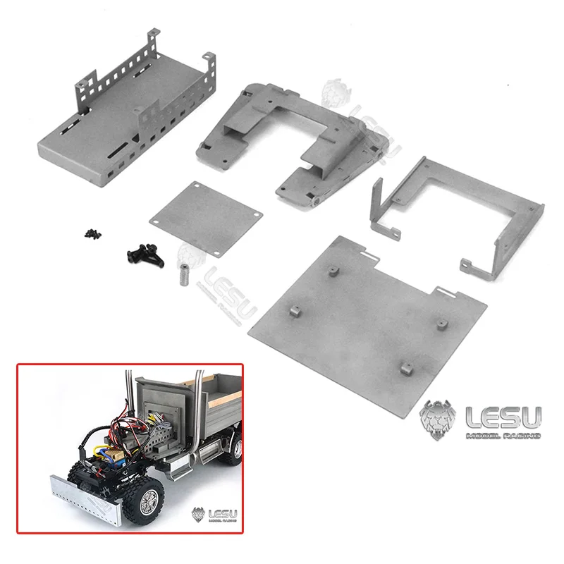 

LESU Metal Battery Compartment Spare Parts For 1/14 Chassis Tractor Truck Model TH20322-SMT8