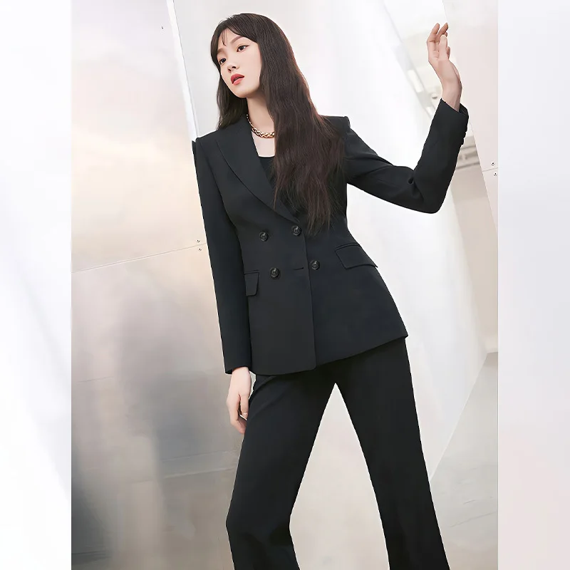 Blazer Beige kaki Tweed pour femmes, manches courtes, Style européen et américain, Simple, rond, loisirs, automne hiver, épissage, Satin contrasté