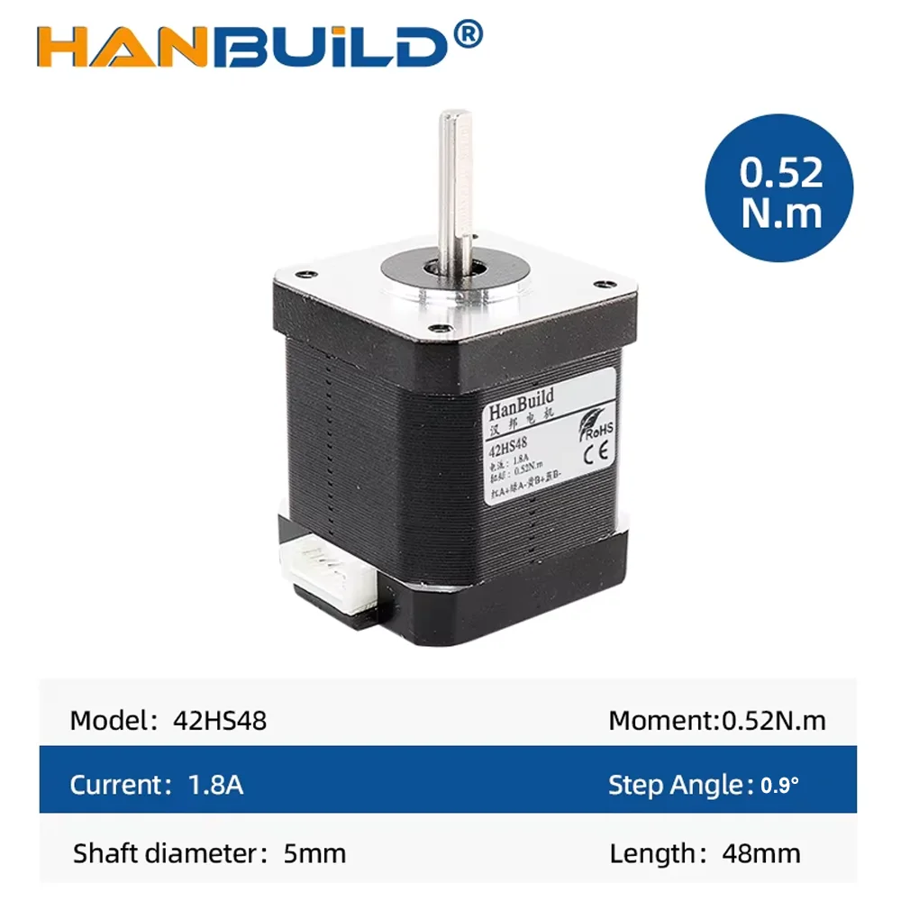 1pcs 17HS8401S 0.9 4-lead42 motor 42BYGH 1.7A degree For beauty medical machine Nema17 Stepper Motor