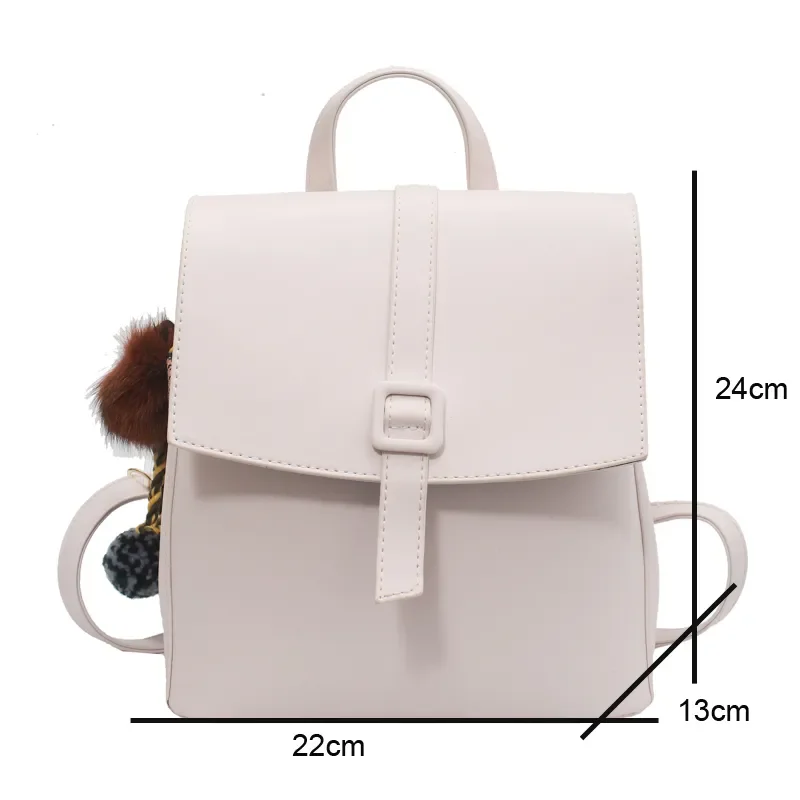 2024 New Design Multifunction Backpack Small School Bag for Teenage Girls Fashion Female Bagpack Women Leather Backpacks Mochila